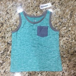Old navy printed boys toddler tank